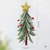 Amazon Nuevo Adorno de Corona de Campana de Tela No Tejida Adorno para Árbol de Navidad Decoraciones Navideñas DIY Adornos Colgantes Creativos