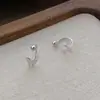 Pendientes Espirales de Mariposa de Plata Pura S999 para Mujer, Diseño de Nicho, Pendientes Dulces y de Estilo Bosque, Pendientes de Lujo Ligero y de Gama Alta