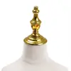 Accesorios para Modelos de Ropa Infantil Cubierta para Cabeza Modelo Dorado Plateado Cubierta Plana Alambre Metálico Infantil Bolsa para Cabeza Tela Cabeza