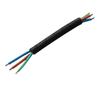 Cable de extensión para olla de arroz 3*0.75 cable de secador de pelo de tres conductores cable de alimentación de goma IEC3 * 2.5 cuadrados