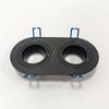 Portalampara empotrable gu10mr16 anillo frontal de plástico fabricantes al por mayor lámparas led ángulo ajustable sin carcasa de lámpara principal