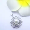 Palacio de Temperamento Estilo Flor de Doble Capa Tridimensional Colgante Collar Conjunto de Joyería Diseño Retro Sentido Joyería con Circonita Microincrustada