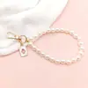 INS Nuevo Colgante para Llavero Linda Perla de Vidrio Colgante para Bolso Adornos Colgantes Cadena Colgante para Funda de Teléfono Auriculares