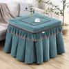 Cubierta gruesa cuadrada para estufa eléctrica, cubierta para mesa de hornear, nueva cubierta de mantel para estufa eléctrica, acolchada de vellón para hornear, cubierta para máquina de mahjong