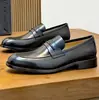 Zapatos de Vestir de Cuero para Hombre de Gama Alta Estilo Italiano Mocasines Penny Brillantes Piel de Vaca de Primera Capa Slip-on Multicolores Acabado Pulido Completamente Hechos a Mano