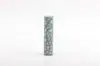 Botella dispensadora de perfume, Botella giratoria, Botella pulverizadora de boca giratoria de aluminio con estampado de leopardo, Botella de perfume portátil