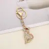 Llavero de Metal de Gatito Lindo, Llavero Creativo de Coche Incrustado con Diamantes, Colgante para Bolso, Regalo de Vacaciones al por Mayor