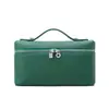 Bolsa Térmica Lp19 Feita de Couro Bovino de Primeira Camada 2026 Bolsa de Mão para Mulheres Couro Genuíno Bolsa de Ombro Transversal para Celular Design Único Não Produzido em Massa