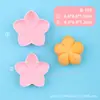 Decoraciones para pasteles serie pentagrama tridimensional, relieve simulado tridimensional de pentagramas grandes y pequeños para postres y moldes para pasteles de luna