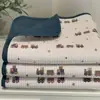Directamente del fabricante: Funda de Cama de Algodón Puro Lavada a Alta Temperatura de Doble Cara Versión Ab Juego de Tres Piezas, Funda de Cama Individual Lavable a Máquina, Estilo para Todas las Estaciones