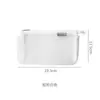 Estilo Minimalista sin Estampar Gasa Transparente Estuche para Lápices Estilo Japonés Simple ins Gran Capacidad Bolsa de Papelería para Exámenes Estudiante para Hombres y Mujeres
