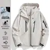 Casa de Pájaro Mismo Estilo Chaqueta Tres en Uno Resistente al Viento e Impermeable para Exteriores para Mujeres y Hombres, Ropa de Senderismo Hardshell Otoño e Invierno para Parejas