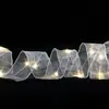 Luces Led Navideñas con Estampado Dorado, Guirnaldas de Doble Capa, Cinta, Decoraciones de Atmósfera Navideña, Adornos Colgantes, Luces Cálidas Navideñas, Cinta
