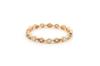 Anillo de Pareja de Circonita para Mujer Oro Rosa Diamante Triturado Decorativo Anillo de Cola para Dedo Pequeño Fila de Diamantes Anillo Delgado Sensación de Lujo Ligero
