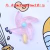 Cuerda para el pelo pinza para el pelo joyería DIY adornos materiales hechos a mano accesorios de resina venta al por mayor nuevo caricatura molino de viento luminoso