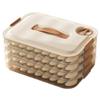 Caja para Dumplings Doméstica Grado Alimenticio Cocina Refrigerador Caja de Almacenamiento Artefacto de Organización Conservación Fresca Congelación Rápida Especial Caja para Wontons