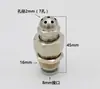 Boquilla de Soplado de Aire de Acero Inoxidable Punta Deflector Enfriamiento por Soplado Boquilla Ventilador Forma de Abanico Ranura Plana Conexión Rápida Cuchillo de Aire Pico de Pato
