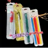 Bolsa de Repuesto para Bolígrafo, Bolígrafo de Firma, Bolsa de Plástico para Bolígrafo de Gel, Bolsa con Cadena y Clip, Bolígrafo de Bola, Pincel de Colores, Bolsa para Embalaje de Lápiz, Largo