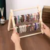 En Stock Envío Transfronterizo Dropshipping Madera Maciza Plegable Cristal Pulsera Estante de Almacenamiento Exhibidor de Joyas Colgador de Accesorios