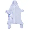 Bata de Baño para Mascotas de Cuatro Patas con Cobertura Total, Toalla de Baño de Secado Rápido, Ropa Super Absorbente para Mascotas, Licencia Oficial de Sanrio