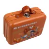 Fabricante produz lancheiras de metal, latas portáteis para presentes e embalagens personalizadas de latas retangulares para exportação.