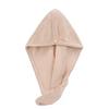 Touca de Banho Espessa de Coral Fleece de Camada Dupla Transfronteiriça, Toalha de Cabelo Absorvente de Secagem Rápida, Touca para Secar o Cabelo, Turbante, Chapéu para Secar o Cabelo