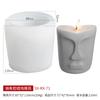 Vela Aromática Sanxin Rosto Simples Molde de Silicone Figura Abstrata de Rosto DIY Gesso Abrasivo Decoração de Rosto