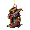 2022 nuevo árbol de Navidad transfronterizo Denim occidental colgante creativo decoración navideña para el hogar adornos de regalo de Año Nuevo