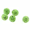 Venta caliente transfronteriza bola de diamante completo de agujero recto de 8 mm cuentas Shambhala accesorios para el cabello DIY accesorios para pulsera múltiples colores