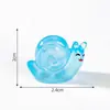 Nuevo producto transfronterizo: caracol que brilla en la oscuridad, un accesorio decorativo de bricolaje para paisajismo de jardines, paisajes en miniatura y figuras en miniatura