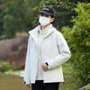 Roupa de assalto três em um, masculina, personalizada, à prova de vento, à prova d'água, de lã polar, duas peças, roupa de trabalho quente de inverno, estampa feminina
