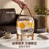 Jarra de agua fría PET de gran capacidad para sala de estar con grifo, dispensador de bebidas de jugo, dispensador de té de frutas con limón, jarra de agua fría, dispensador de cerveza