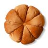 Cojín de Respaldo de Sofá Redondo Naranja de Lujo Ligero Funda de Almohada de Cama Retro de Lujo Ligero Estilo ins Cojín para Sala de Estar