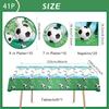 Nuevos Suministros para Fiesta de Fútbol Plato de Papel Desechable Servilleta Vajilla Set Día de Competencia de Fútbol Decoración para Fiesta Trasera