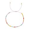 Pulsera de Color Bohemio de Celebridad de Internet Transfronteriza Pulsera Delgada de Cuentas de Arroz Pulsera de Cuentas de Color Mezclado Ins Pulsera de Pareja