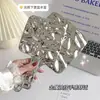 Espejo de Maquillaje de Mano Estilo Retro Ins de Celebridad de Internet Espejo Pequeño Portátil para Llevar de Mujer Espejo de Maquillaje de Mano Espejo con Mango