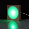 Base de Lámpara Difusora Cuadrada Portainciensario Luz Nocturna Led Luminosa Enchufe USB Decoración Creativa para el Hogar