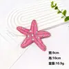 Parche de Estrella de Mar con Perlas Hecho a Mano de Alta Venta, Concha, Lujo, Accesorio para el Cabello de Niña, Parches Decorativos para Bolsas, Zapatos, Sombreros y Telas