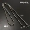 Cadena para bolso de mujer con hebilla única, cadena para bolso cruzado con hebilla OT, correa para bolso de hombro, accesorios de cadena metálica para bolso