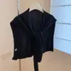 Xale de Tricô de Lã para Mulheres, Camisa de Outerwear para Primavera e Outono, Proteção para o Pescoço Contra Ar Condicionado do Escritório, Cachecol de Alta Qualidade, Moderno