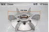 Aspa de Ventilador de Aluminio para Motor 3KW-22KW Motor Aspa de Ventilador de Alta Temperatura Aspa de Ventilador con Núcleo de Hierro Y100Y200Y160 Ventilador de Aluminio