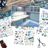 Pegatinas de Paisaje de Tamaño Grande Infeel.Me, la Quincuagésima Segunda Edición de la Colección de Hoy, Divertidas Pegatinas DIY para Estudiantes
