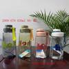 Hogar nueva taza de plástico pc resistente a caídas taza de agua portátil deportes rebote taza de agua tienda departamental taza creativa regalos publicitarios
