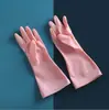 Guantes para el Hogar para Lavar Platos, Guantes de Cocina de PVC Especiales para Mujer para Lavar Platos, Limpieza, Vendedor Ambulante de Plástico Acero Engrosados Antideslizantes