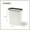 Cubo de Basura Grande para Cocina Montado en Pared, Modelo Nuevo, Cesto de Papel para Colgar en Puertas de Gabinete de Sala de Estar, Contenedor de Almacenamiento para Clasificación de Residuos de Cocina para Baño