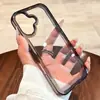 Funda de Teléfono Móvil Transparente de Acrílico Casual Adecuada para Apple 17Promax Funda Espacial Dos en Uno 16Promax Funda Dura