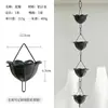 Corrente de Chuva Estilo Chinês para Pátio de Villa Corrente Guiadora de Água Corrente de Drenagem para Telhado de Pousada Corrente de Água da Chuva Corrente Decorativa para Calha e Dreno