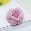 Acessórios para cabelo de flor de camélia de veludo dupla face, anel de cabelo, decorações para chapéus, sapatos e chapéus, acessórios DIY, fabricantes de botões, atacado