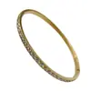 Pulseira de Gipsófila em Aço Titânio para Mulheres Atacado Processo de Cravação de Diamante de Precisão CNC Joias Simples de Luxo Leve Fornecimento Direto da Fábrica