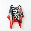 Vendas Domésticas Transfronteiriças Novo Lenço de Seda Primavera e Verão Lenço de Gaze com Proteção Solar Xale Pulôver Feminino Blusa Externa Lenço Externo Multifuncional